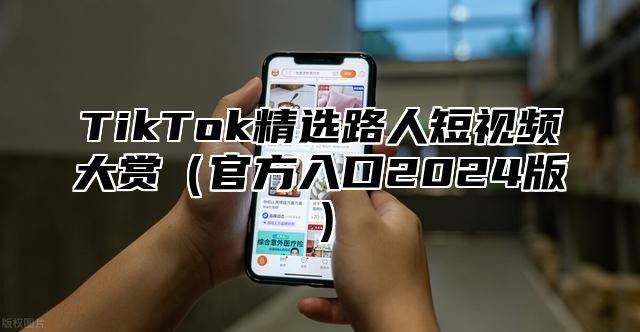 TikTok精选路人短视频大赏（官方入口2024版）