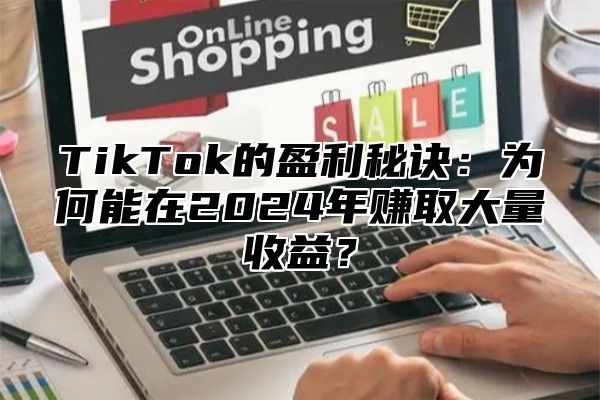 TikTok的盈利秘诀：为何能在2024年赚取大量收益？