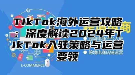 TikTok海外运营攻略：深度解读2024年TikTok入驻策略与运营要领