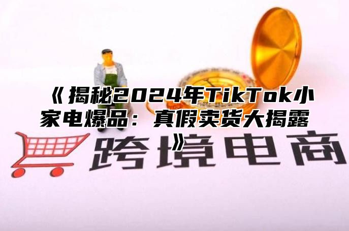 《揭秘2024年TikTok小家电爆品：真假卖货大揭露》