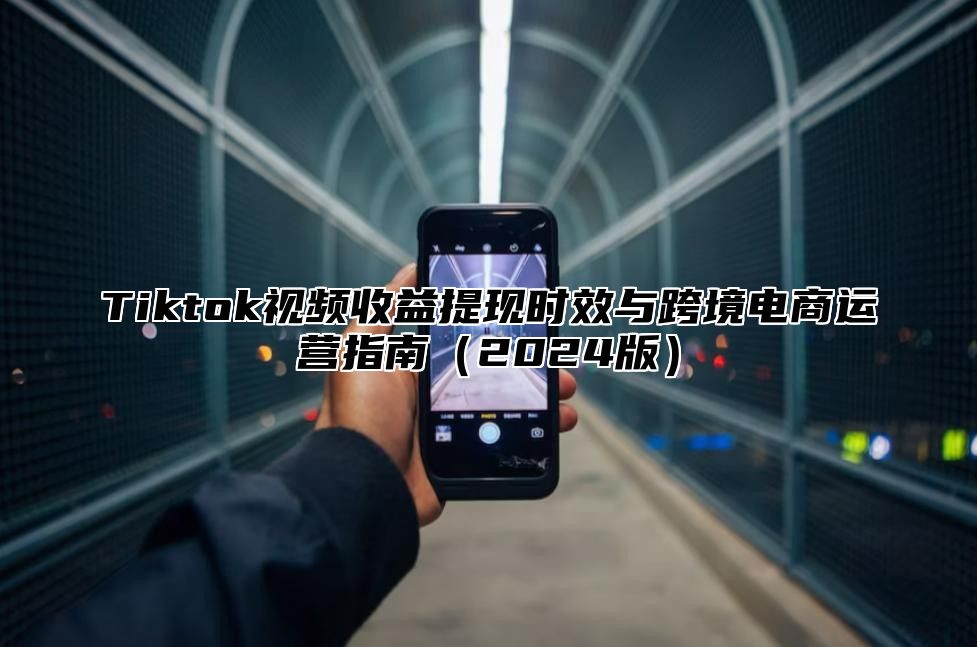 Tiktok视频收益提现时效与跨境电商运营指南（2024版）