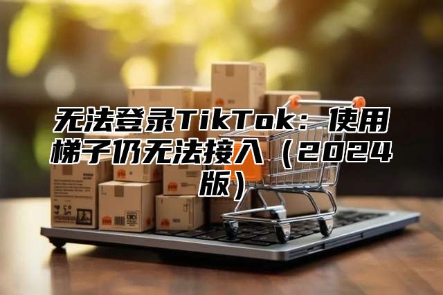 无法登录TikTok：使用梯子仍无法接入（2024版）