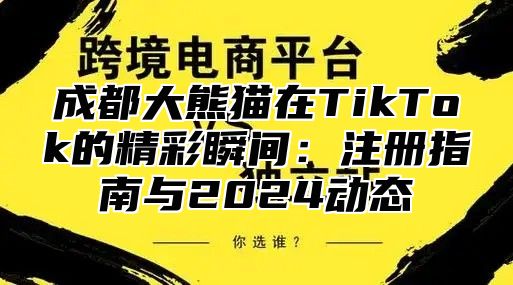 成都大熊猫在TikTok的精彩瞬间：注册指南与2024动态