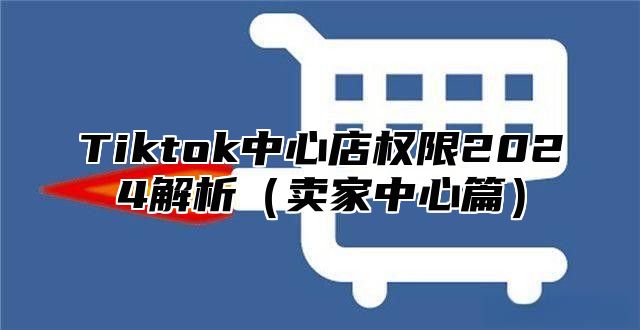 Tiktok中心店权限2024解析（卖家中心篇）