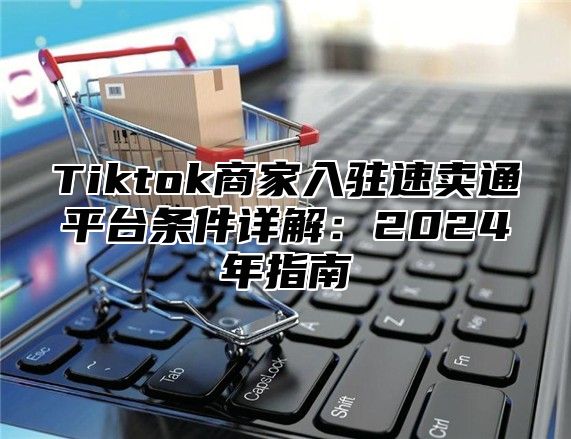 Tiktok商家入驻速卖通平台条件详解：2024年指南