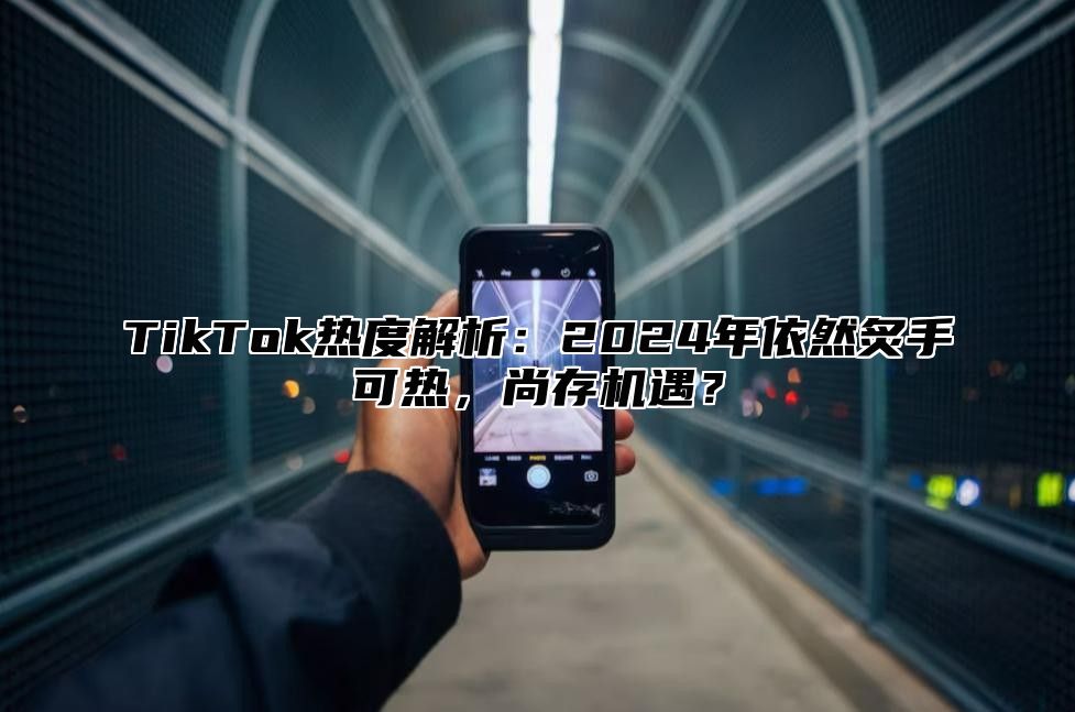 TikTok热度解析：2024年依然炙手可热，尚存机遇？