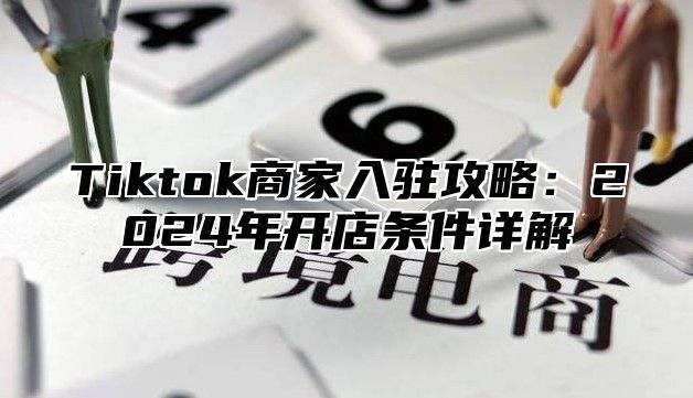 Tiktok商家入驻攻略：2024年开店条件详解