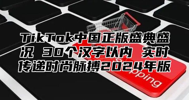 TikTok中国正版盛典盛况 30个汉字以内 实时传递时尚脉搏2024年版