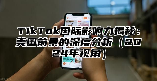 TikTok国际影响力揭秘：美国前景的深度分析（2024年视角）