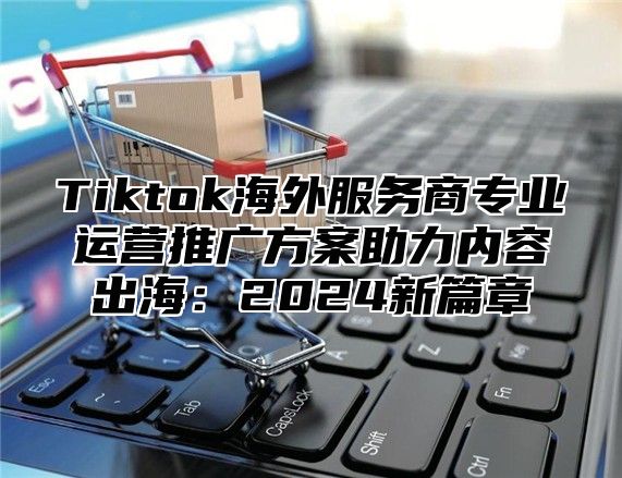 Tiktok海外服务商专业运营推广方案助力内容出海：2024新篇章