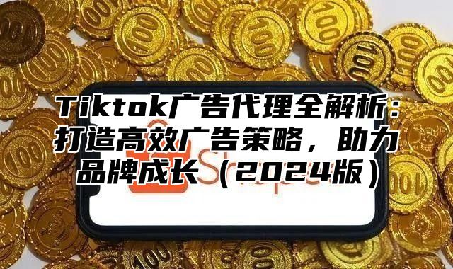 Tiktok广告代理全解析：打造高效广告策略，助力品牌成长（2024版）