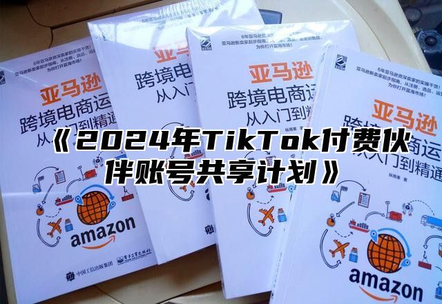 《2024年TikTok付费伙伴账号共享计划》