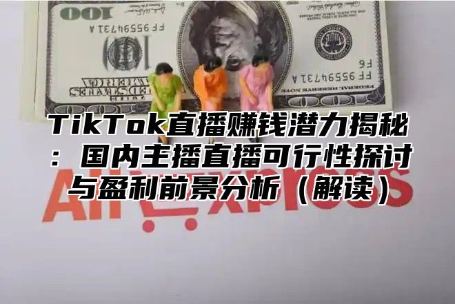 TikTok直播赚钱潜力揭秘：国内主播直播可行性探讨与盈利前景分析（解读）