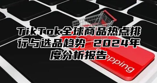 TikTok全球商品热点排行与选品趋势 2024年度分析报告