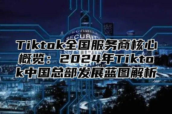 Tiktok全国服务商核心概览：2024年Tiktok中国总部发展蓝图解析