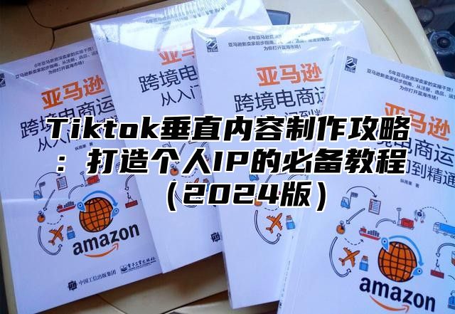 Tiktok垂直内容制作攻略：打造个人IP的必备教程（2024版）