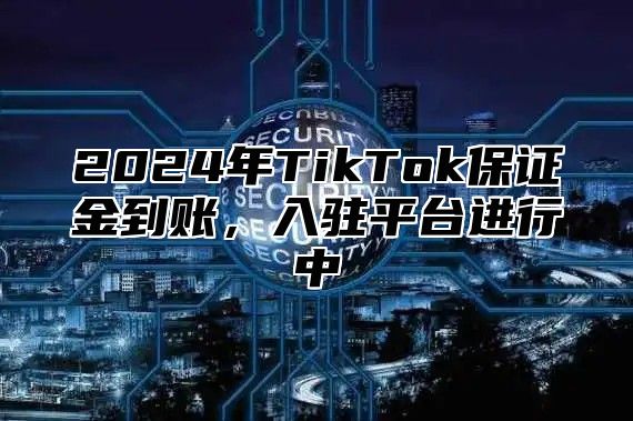 2024年TikTok保证金到账，入驻平台进行中