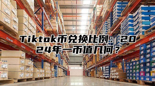 Tiktok币兑换比例：2024年一币值几何？