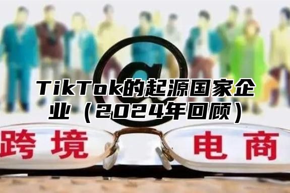 TikTok的起源国家企业（2024年回顾）