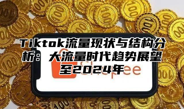 Tiktok流量现状与结构分析：大流量时代趋势展望至2024年