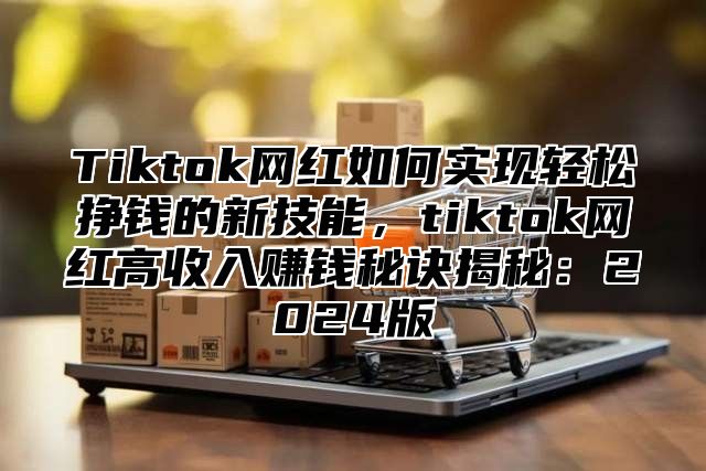 Tiktok网红如何实现轻松挣钱的新技能，tiktok网红高收入赚钱秘诀揭秘：2024版