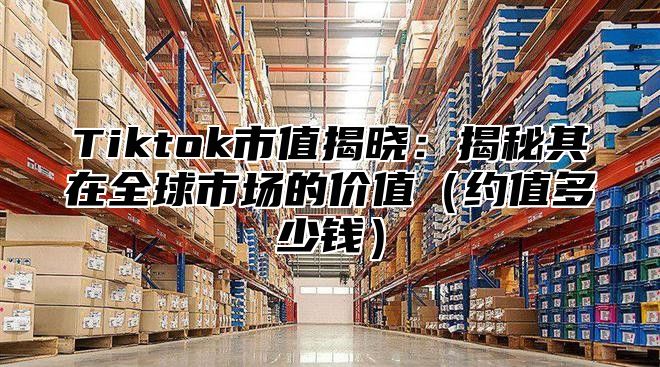 Tiktok市值揭晓：揭秘其在全球市场的价值（约值多少钱）