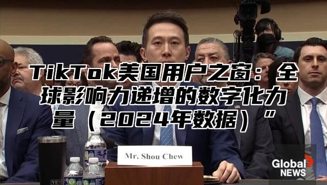 TikTok美国用户之窗：全球影响力递增的数字化力量（2024年数据）”