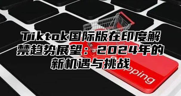 Tiktok国际版在印度解禁趋势展望：2024年的新机遇与挑战