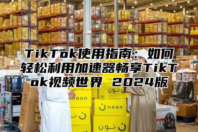 TikTok使用指南：如何轻松利用加速器畅享TikTok视频世界 2024版