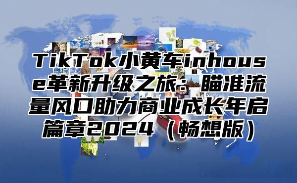 TikTok小黄车inhouse革新升级之旅：瞄准流量风口助力商业成长年启篇章2024（畅想版）