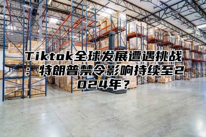 Tiktok全球发展遭遇挑战：特朗普禁令影响持续至2024年？