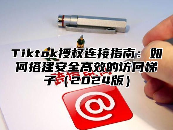 Tiktok授权连接指南：如何搭建安全高效的访问梯子（2024版）