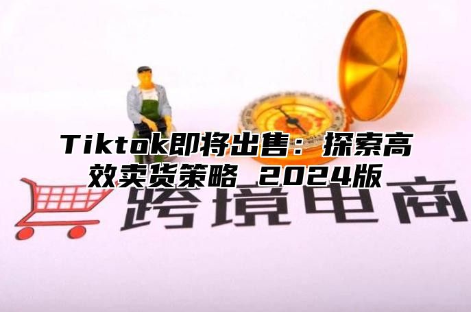 Tiktok即将出售：探索高效卖货策略 2024版