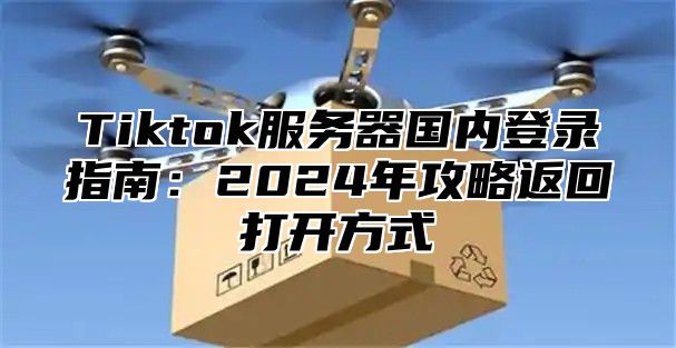 Tiktok服务器国内登录指南：2024年攻略返回打开方式