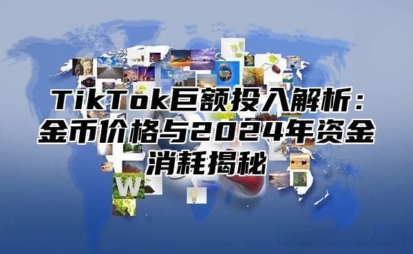 TikTok巨额投入解析：金币价格与2024年资金消耗揭秘