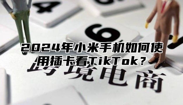 2024年小米手机如何使用插卡看TikTok？