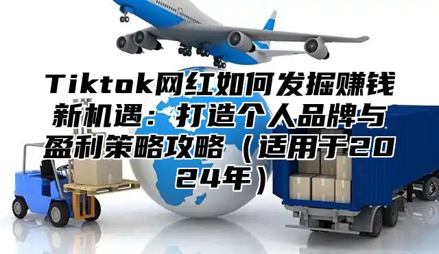 Tiktok网红如何发掘赚钱新机遇：打造个人品牌与盈利策略攻略（适用于2024年）