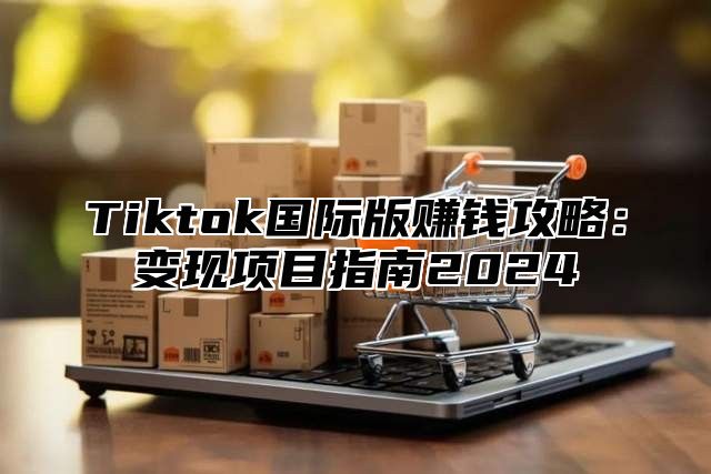 Tiktok国际版赚钱攻略：变现项目指南2024