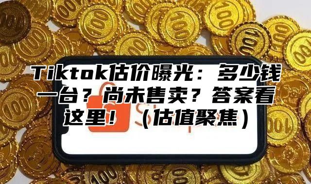 Tiktok估价曝光：多少钱一台？尚未售卖？答案看这里！（估值聚焦）