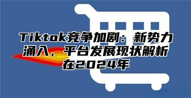 Tiktok竞争加剧：新势力涌入，平台发展现状解析在2024年