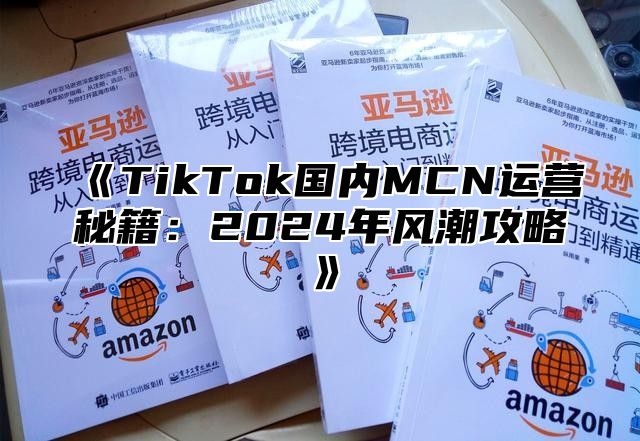 《TikTok国内MCN运营秘籍：2024年风潮攻略》