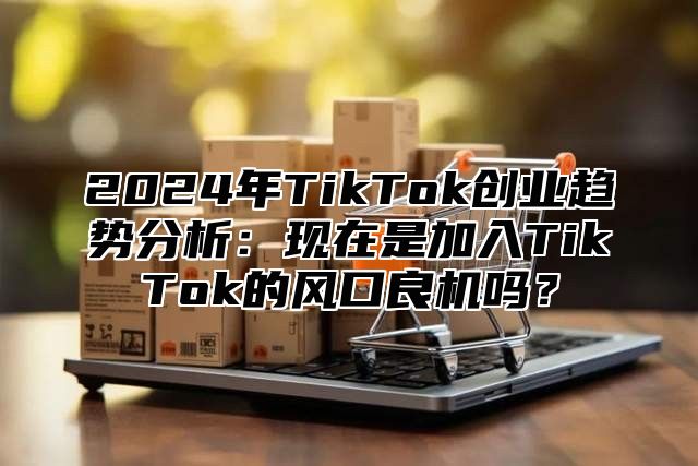 2024年TikTok创业趋势分析：现在是加入TikTok的风口良机吗？