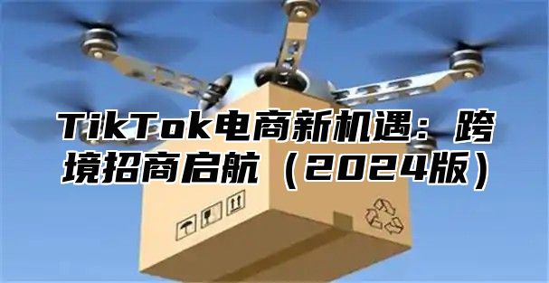 TikTok电商新机遇：跨境招商启航（2024版）