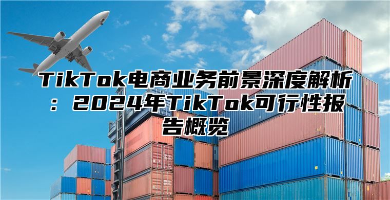 TikTok电商业务前景深度解析：2024年TikTok可行性报告概览