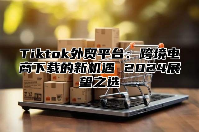 Tiktok外贸平台：跨境电商下载的新机遇 2024展望之选