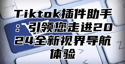 Tiktok插件助手：引领您走进2024全新视界导航体验