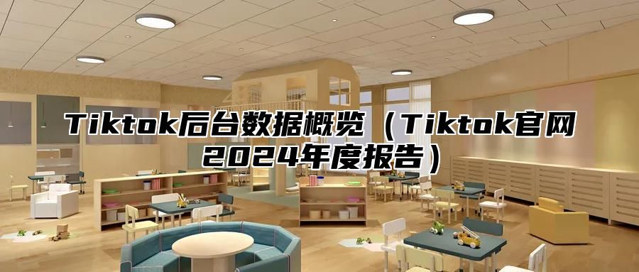 Tiktok后台数据概览（Tiktok官网2024年度报告）