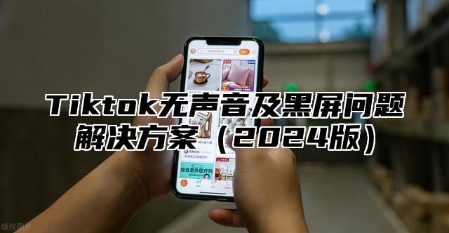 Tiktok无声音及黑屏问题解决方案（2024版）