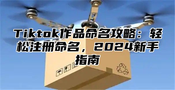 Tiktok作品命名攻略：轻松注册命名，2024新手指南