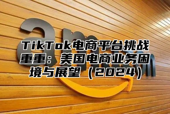 TikTok电商平台挑战重重：美国电商业务困境与展望（2024）